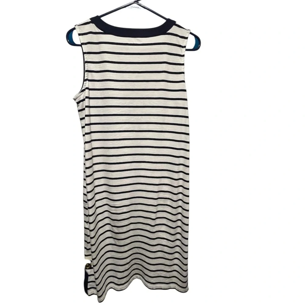 Lands' End Classic Navy and White Striped Dress - Picture 5 of 7